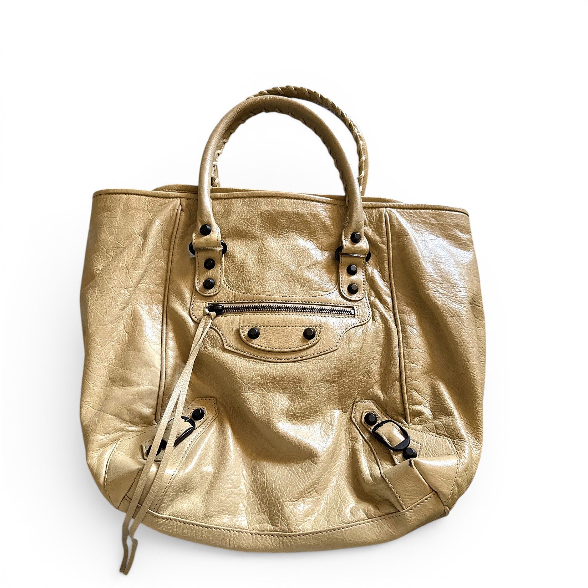 Weekender leather bag