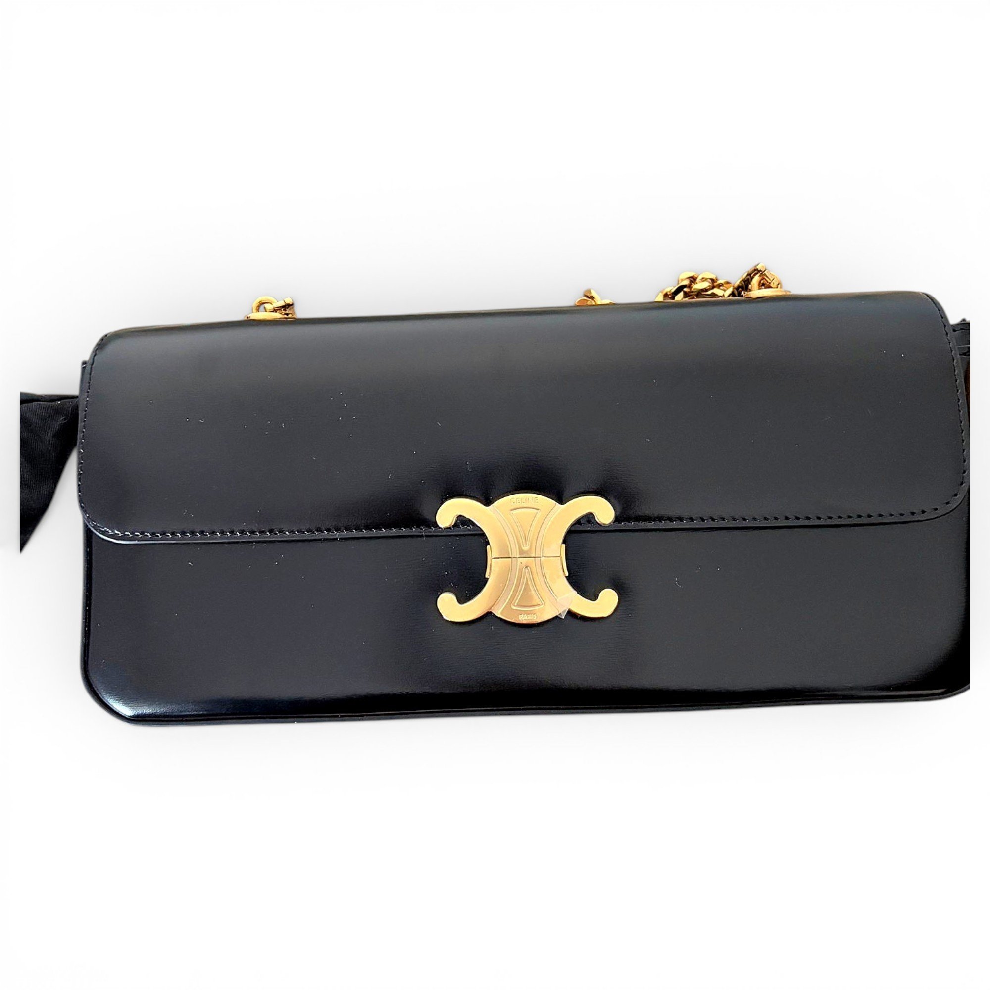 Triomphe leather handbag
