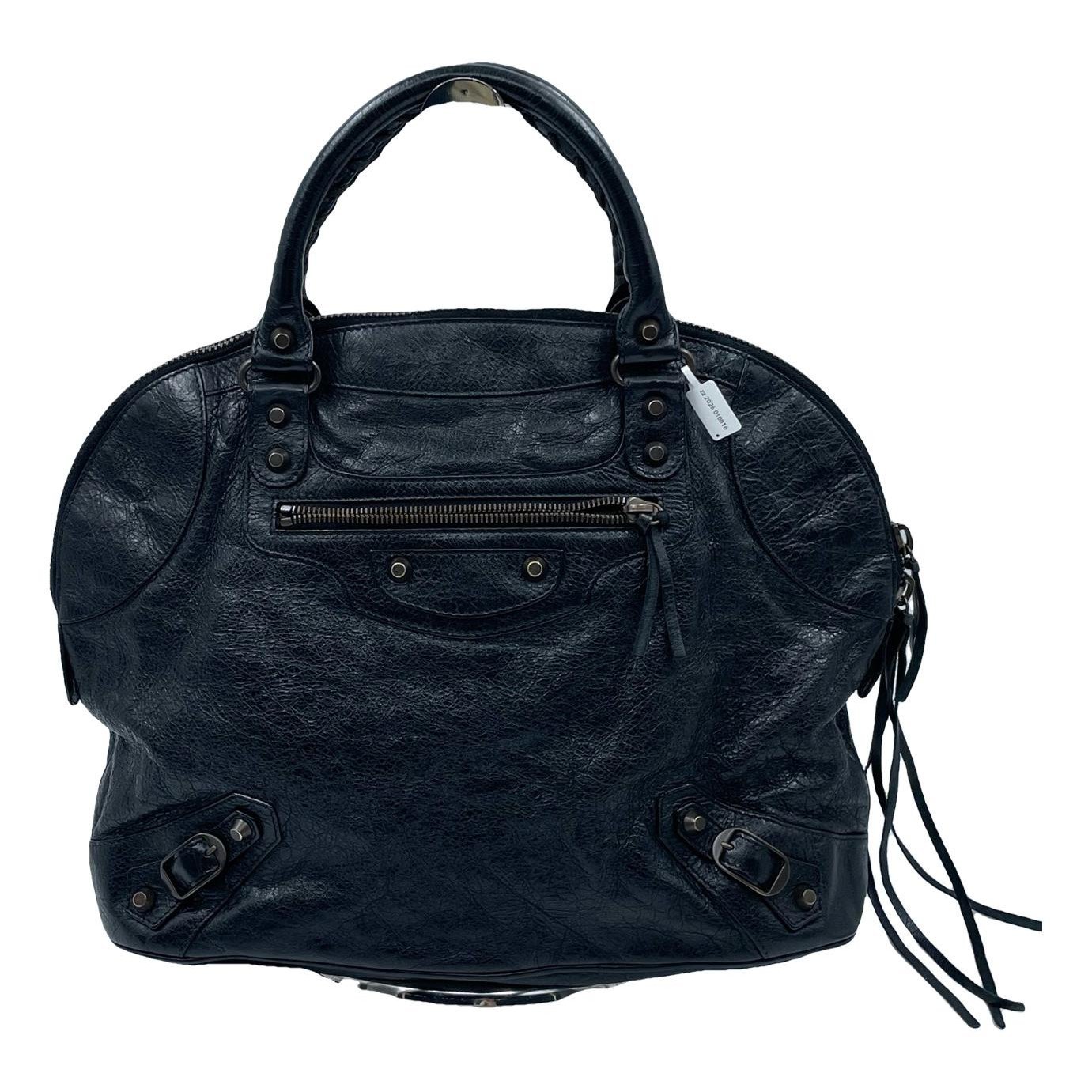 Leather handbag