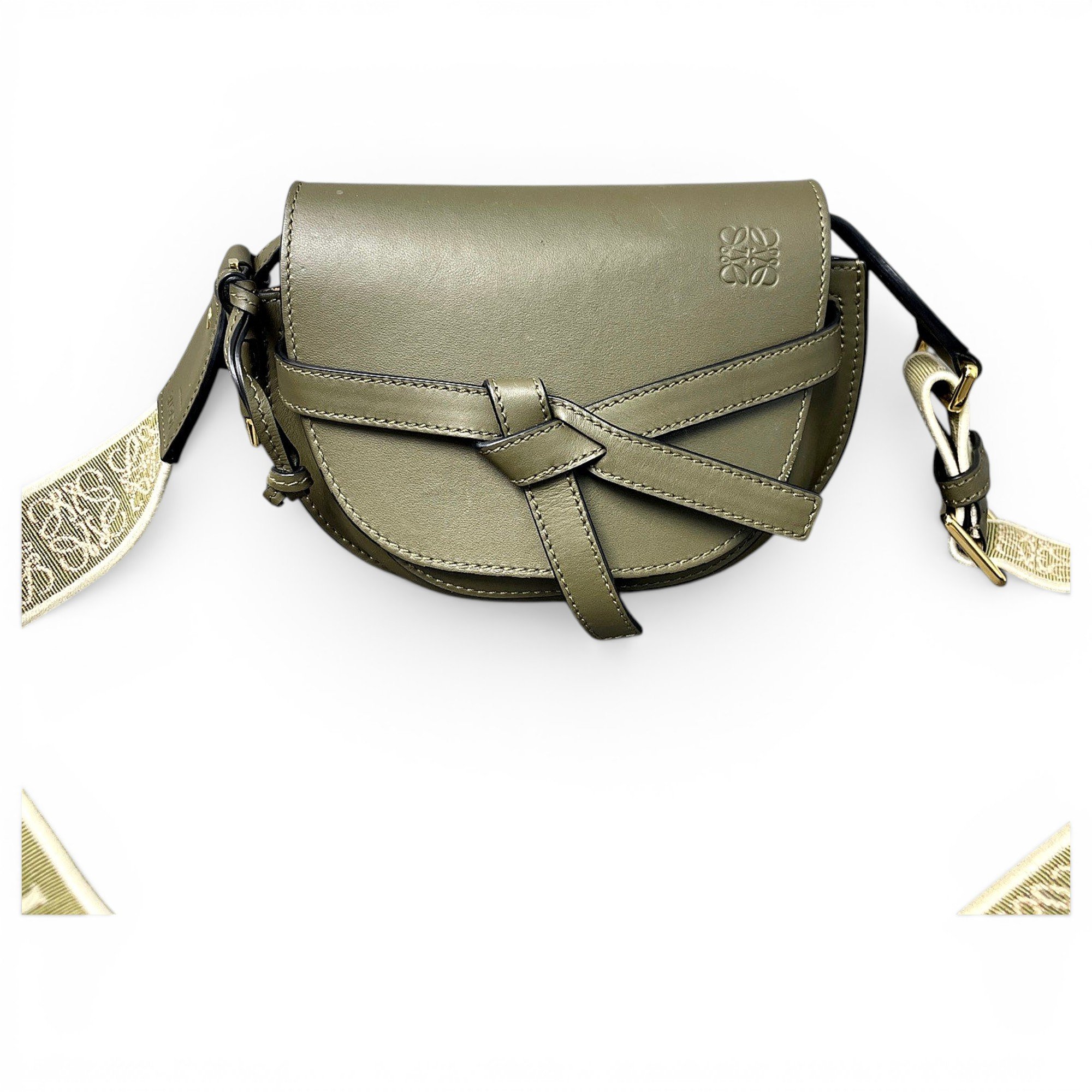 Gate leather crossbody bag