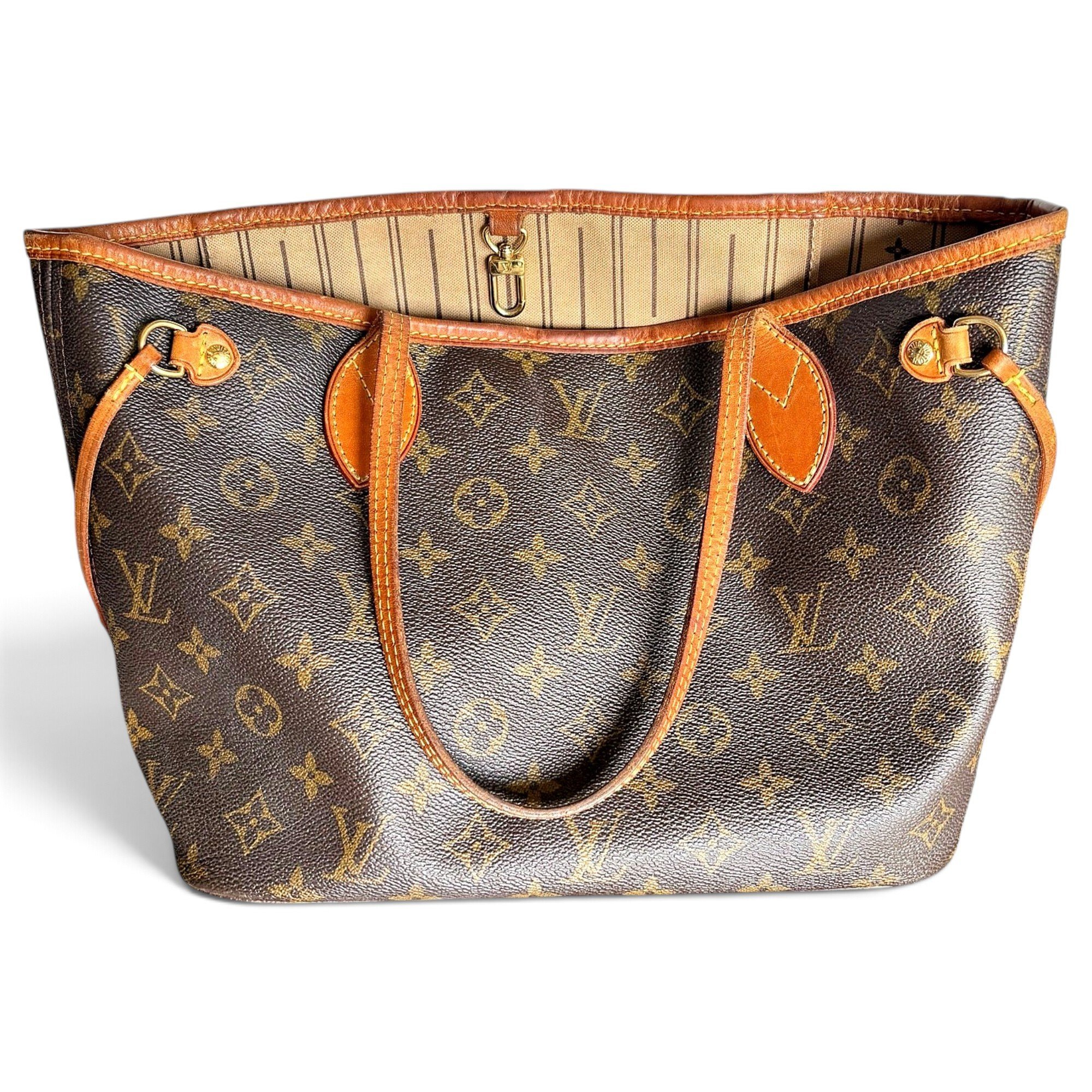 Neverfull leather tote