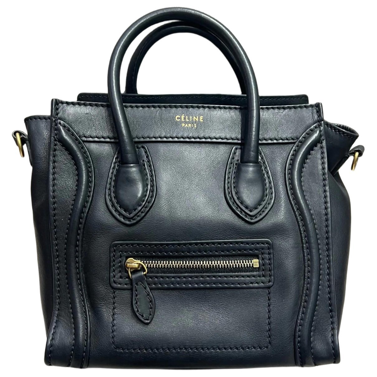 Nano Luggage leather handbag