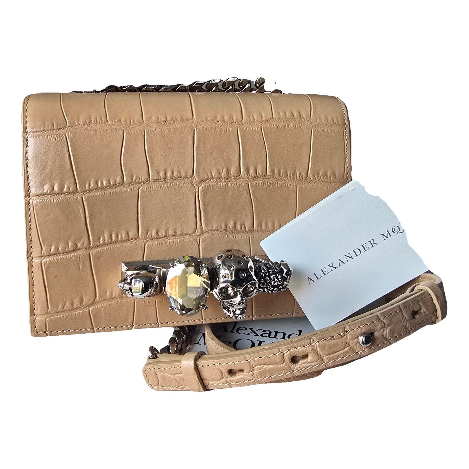 Alexander McQueen Box 16 leather handbag