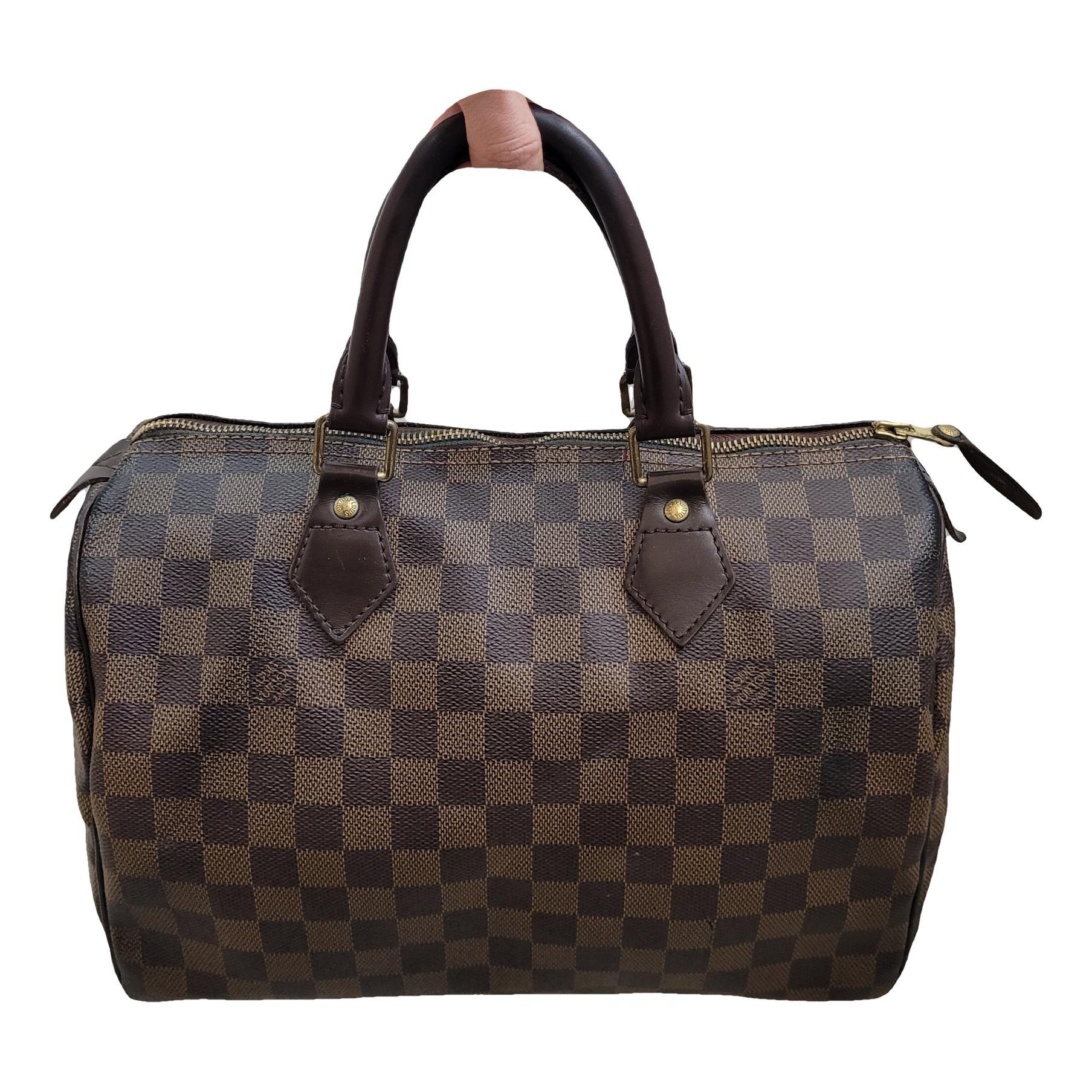 Speedy leather handbag