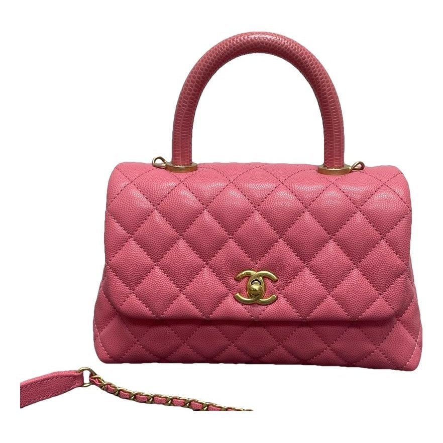 Coco Handle leather handbag