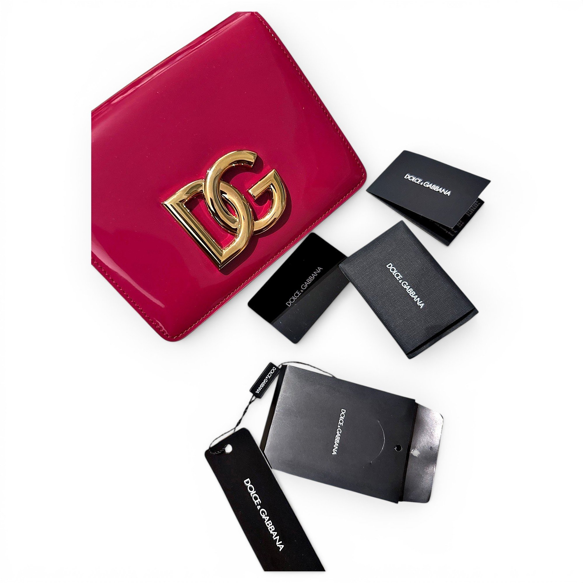 Dolce & Gabbana Patent leather clutch bag