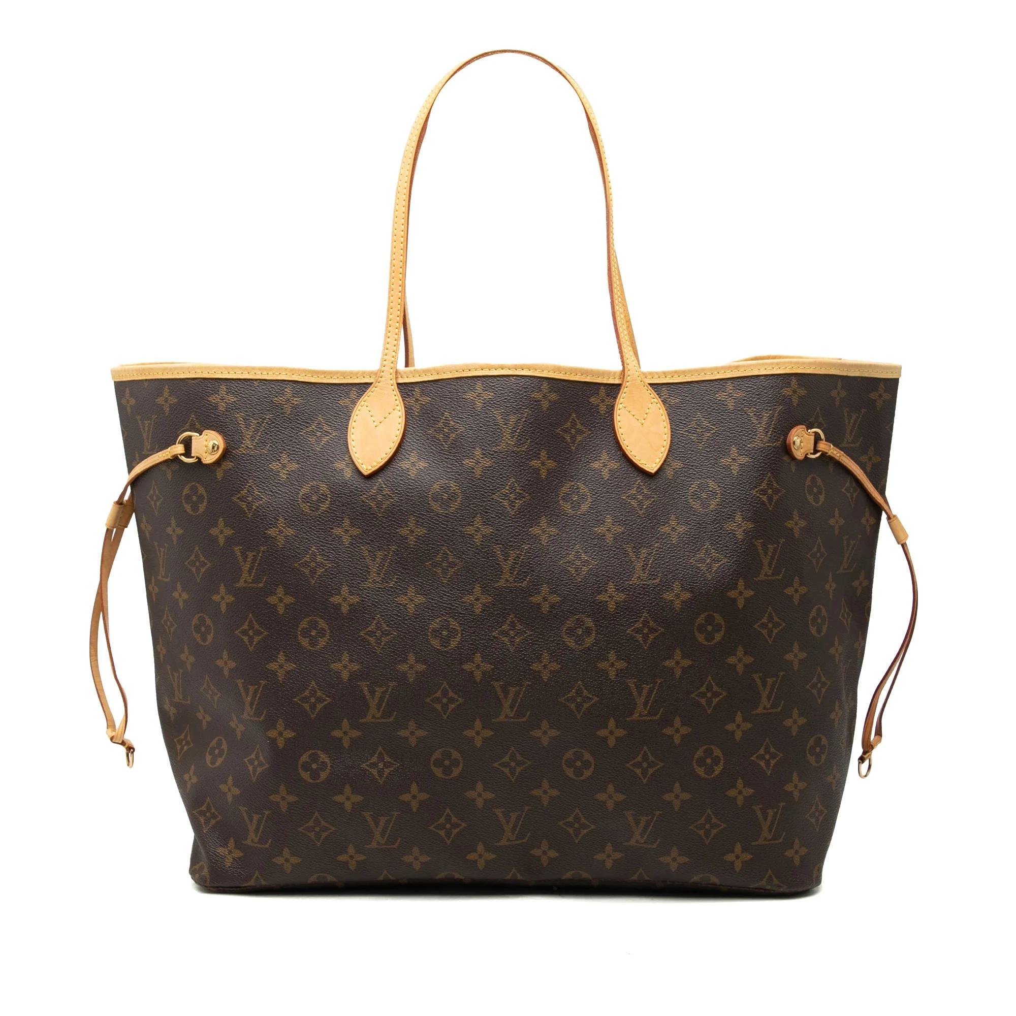 Neverfull leather tote