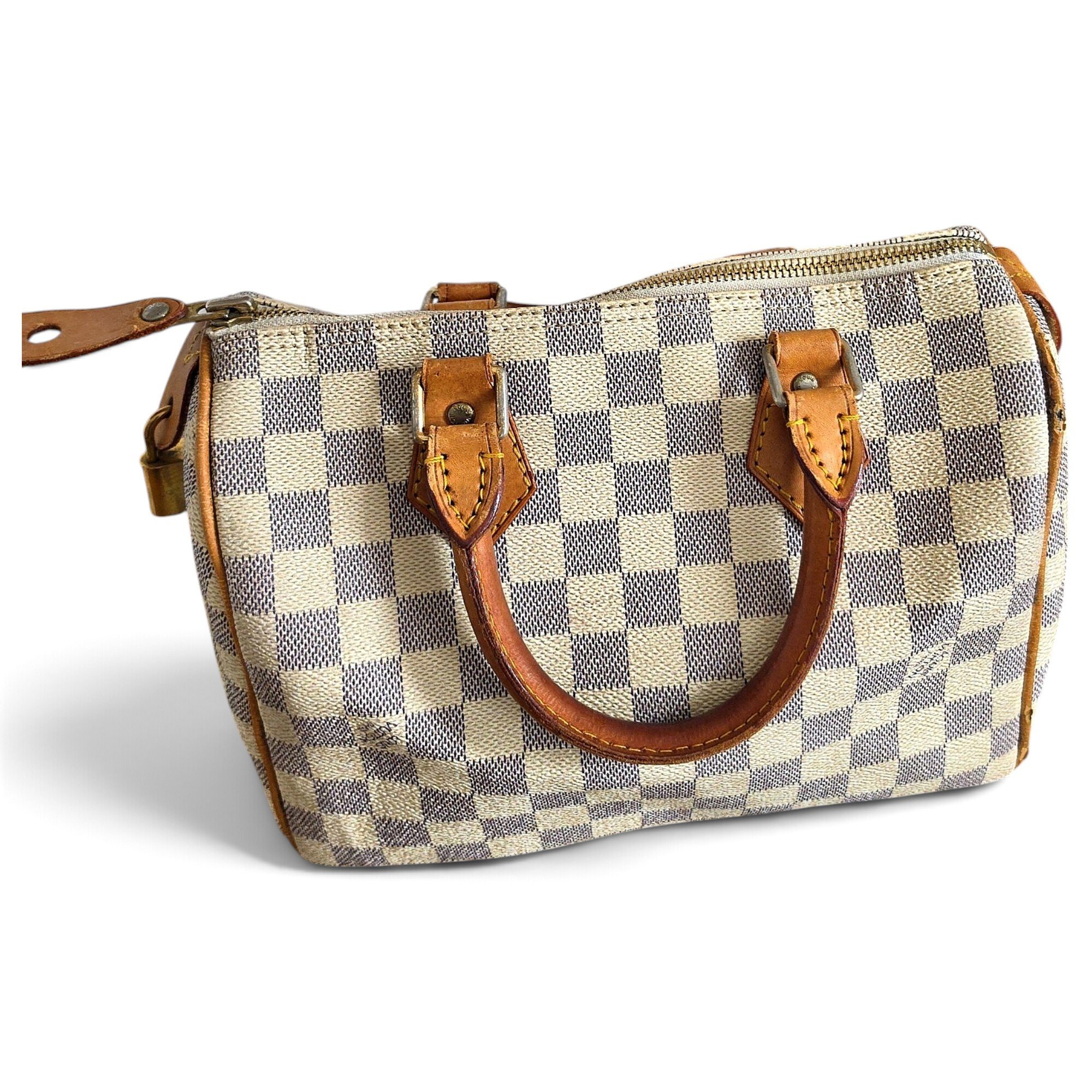 Speedy leather handbag