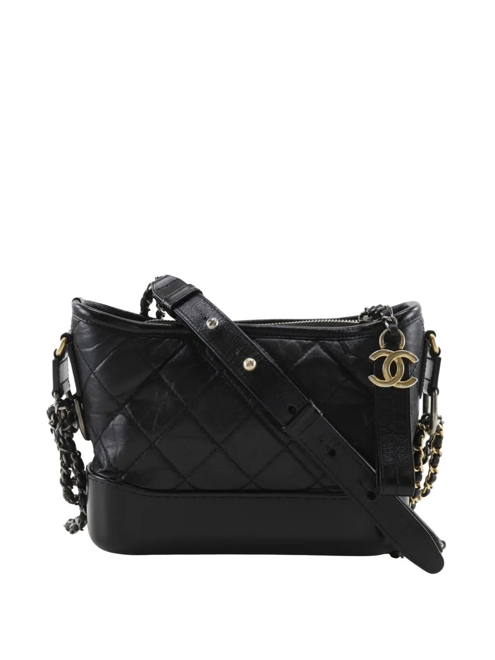 2019 Small Quilted Lambskin Gabrielle Hobo crossbody bag