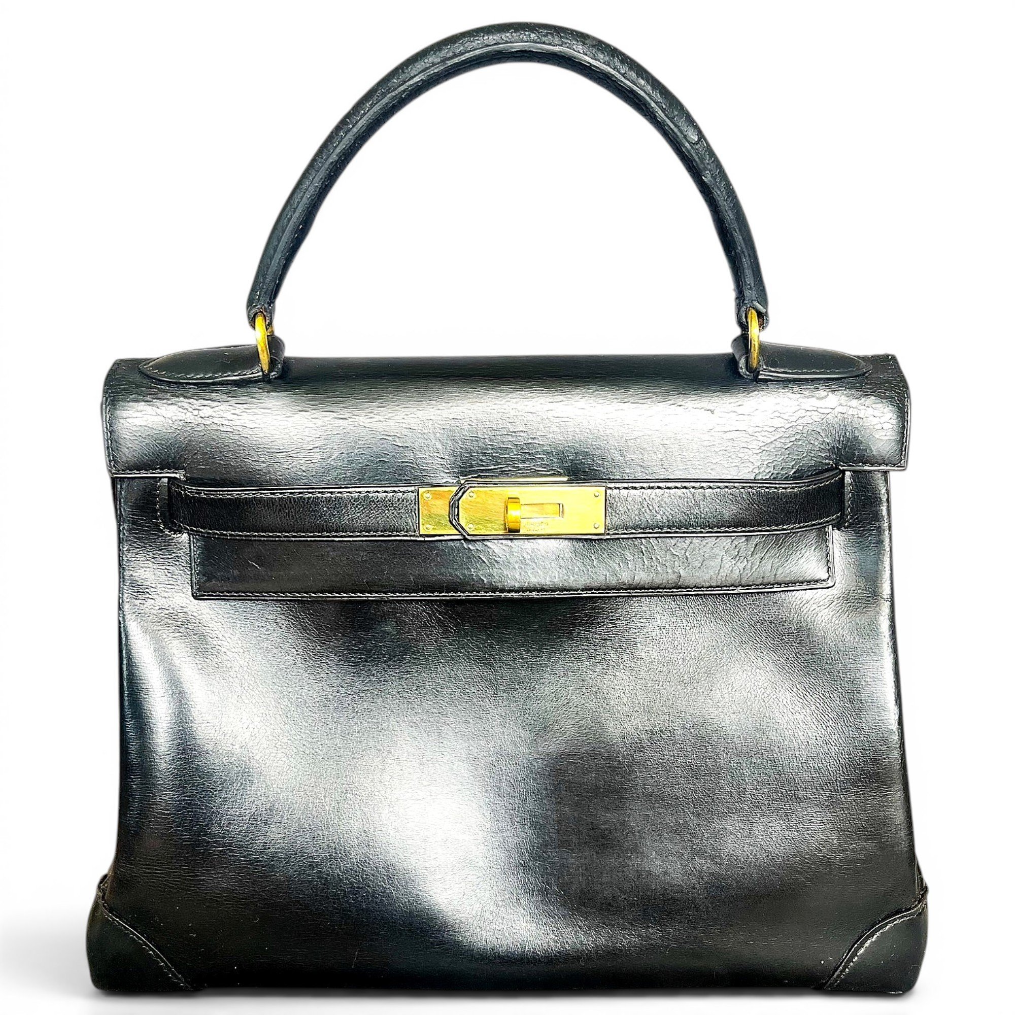 Kelly 28 leather handbag