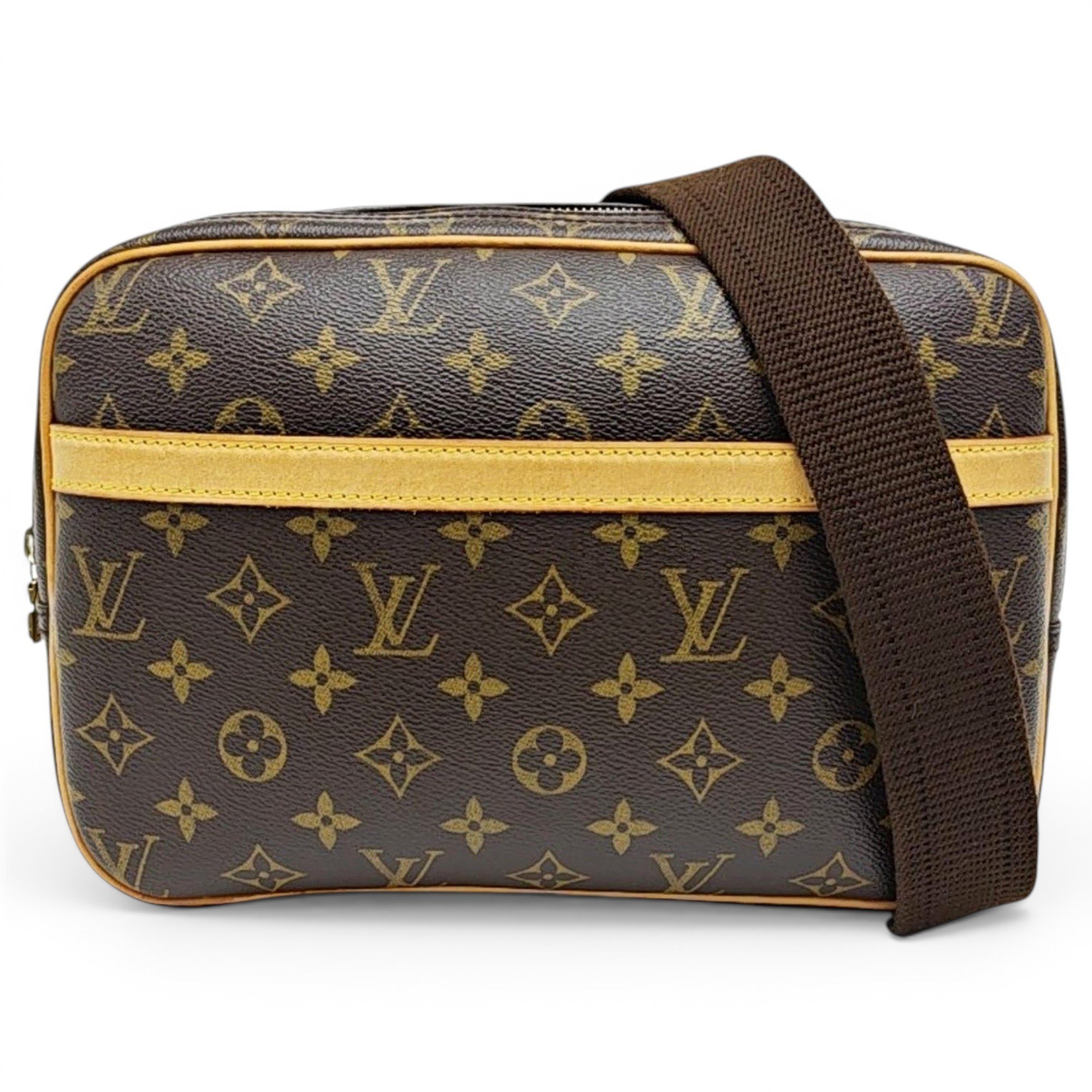Reporter leather handbag