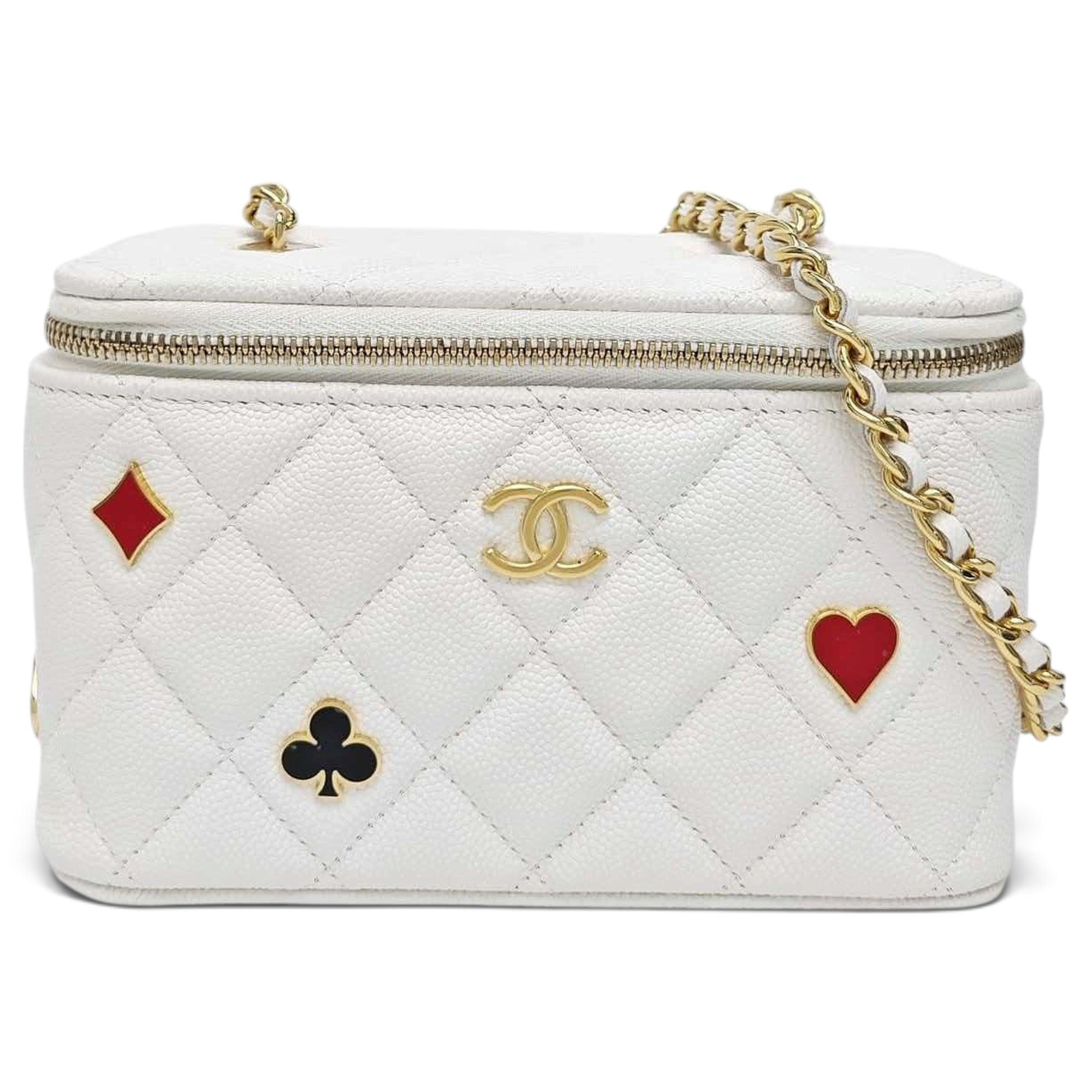 Trendy CC Vanity leather handbag