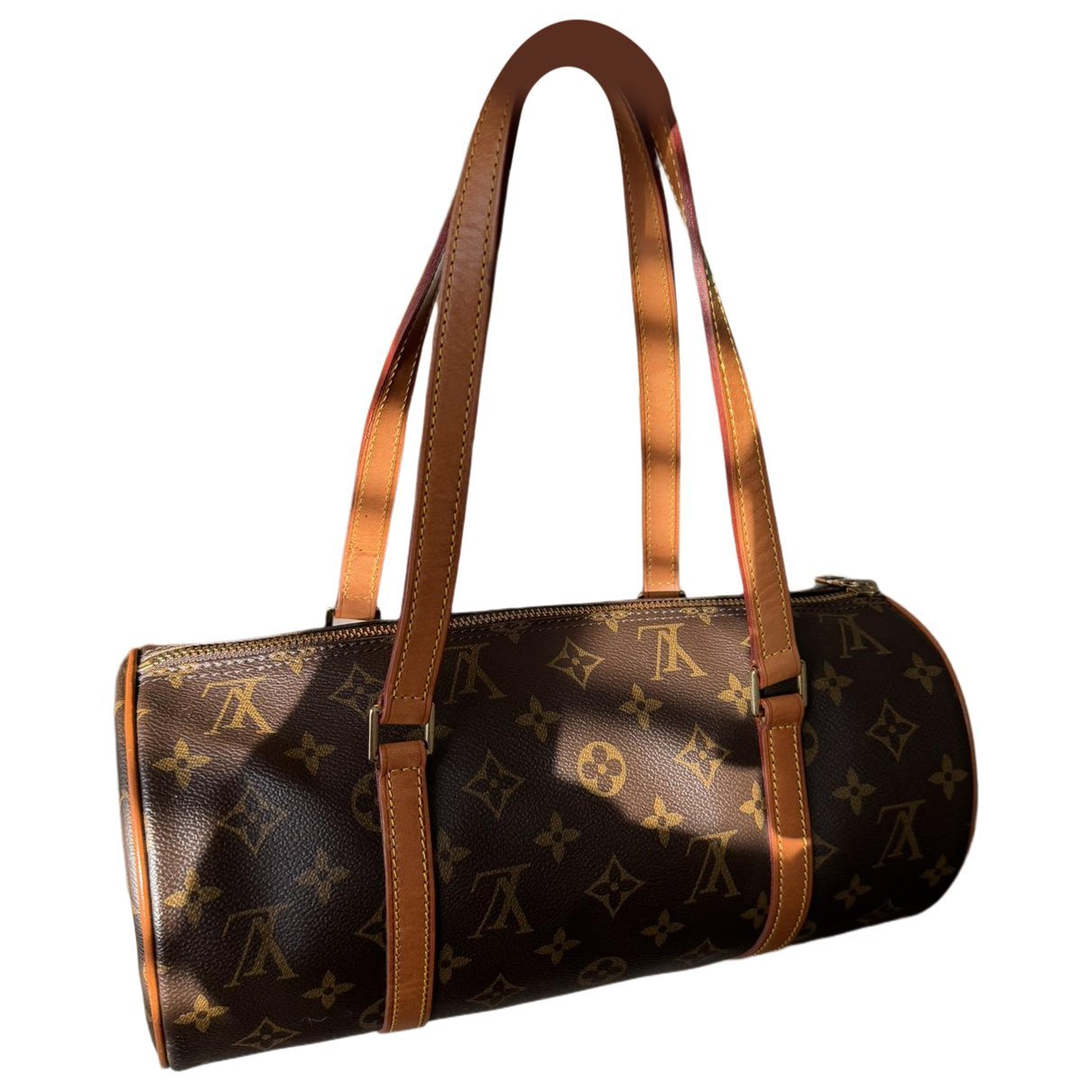 Papillon patent leather handbag