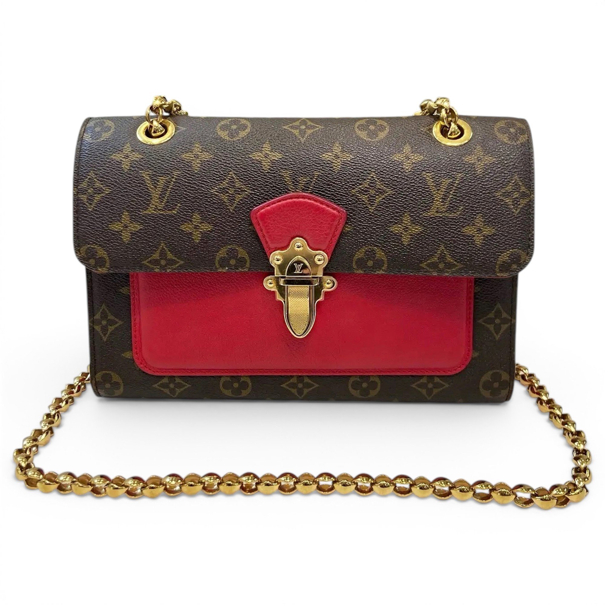 Victoire vinyl crossbody bag