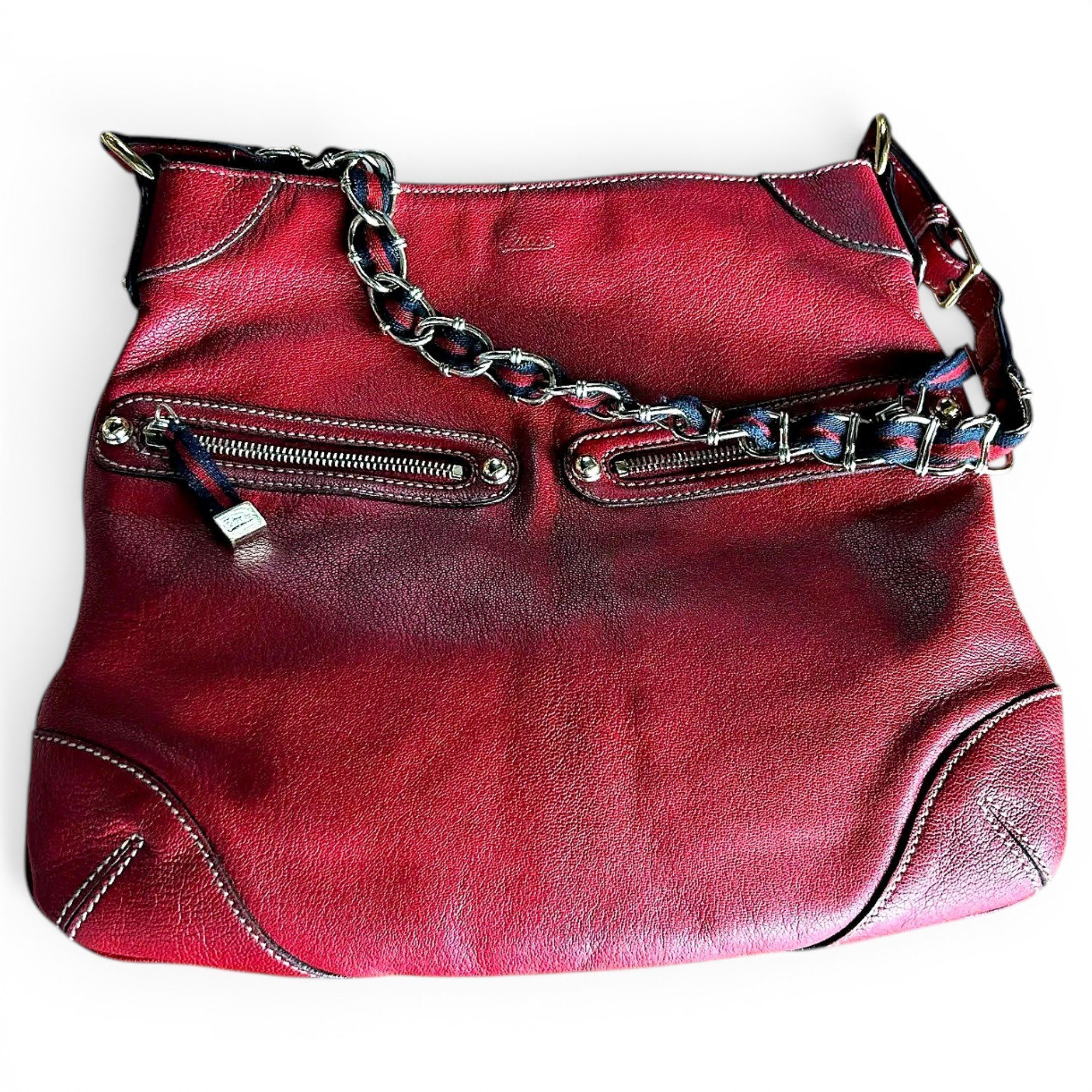 Leather handbag