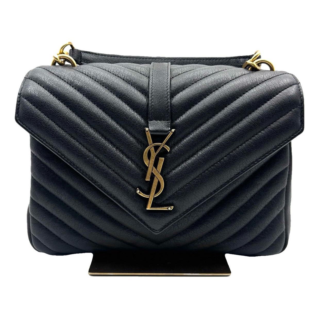 Collége monogramme leather handbag