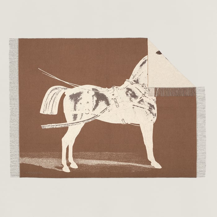 Ébène Cheval d'Attelage Blanket