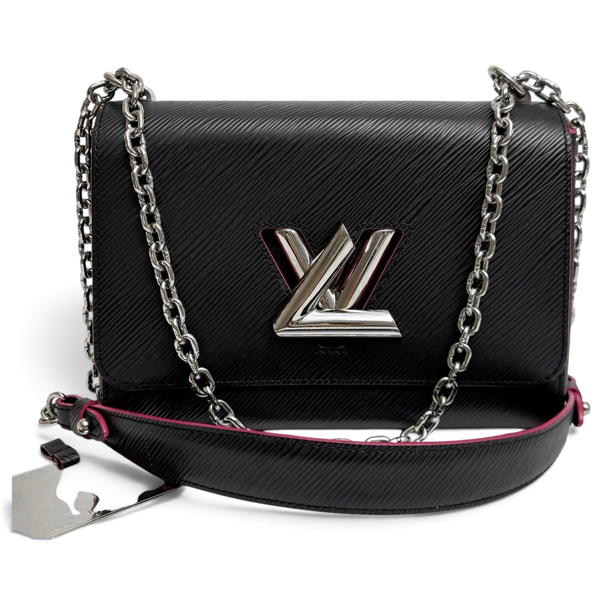 Twist leather handbag