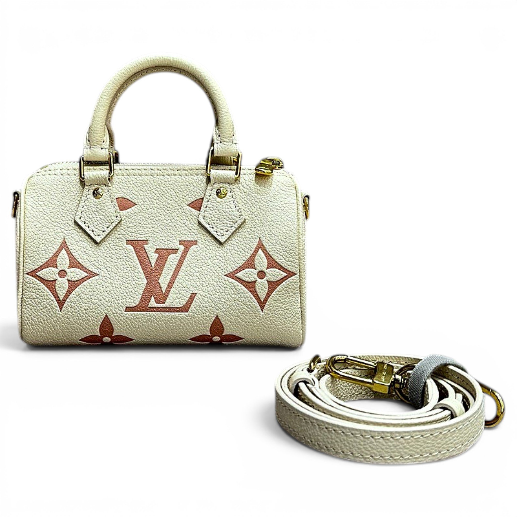 Nano Speedy / Mini HL leather handbag