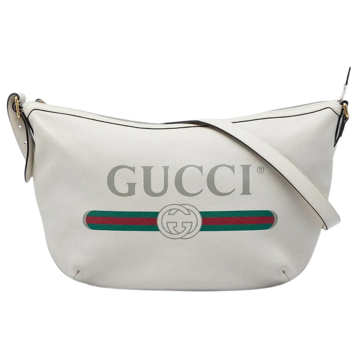 Gucci B leather crossbody bag
