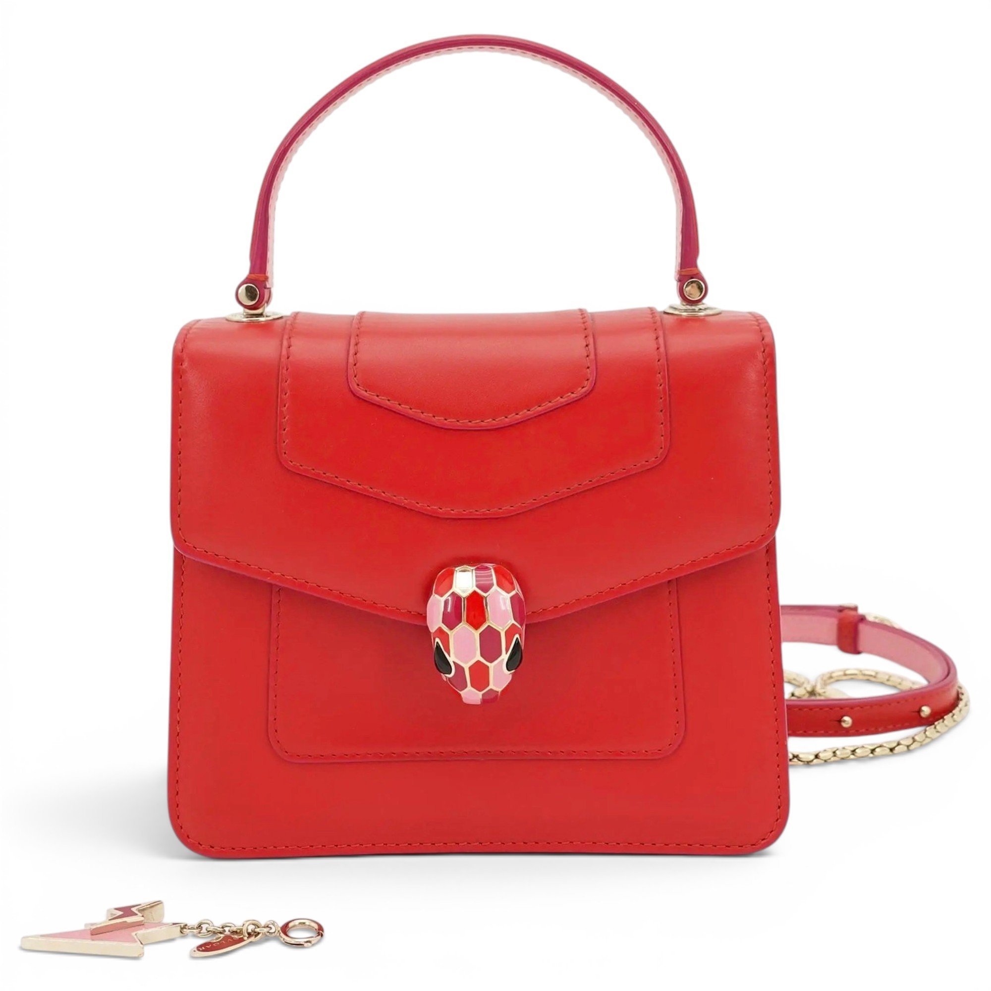 Bvlgari Serpenti leather crossbody bag