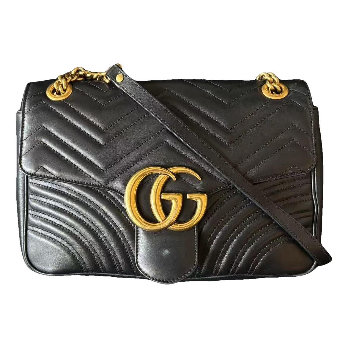 GG Marmont Flap leather handbag