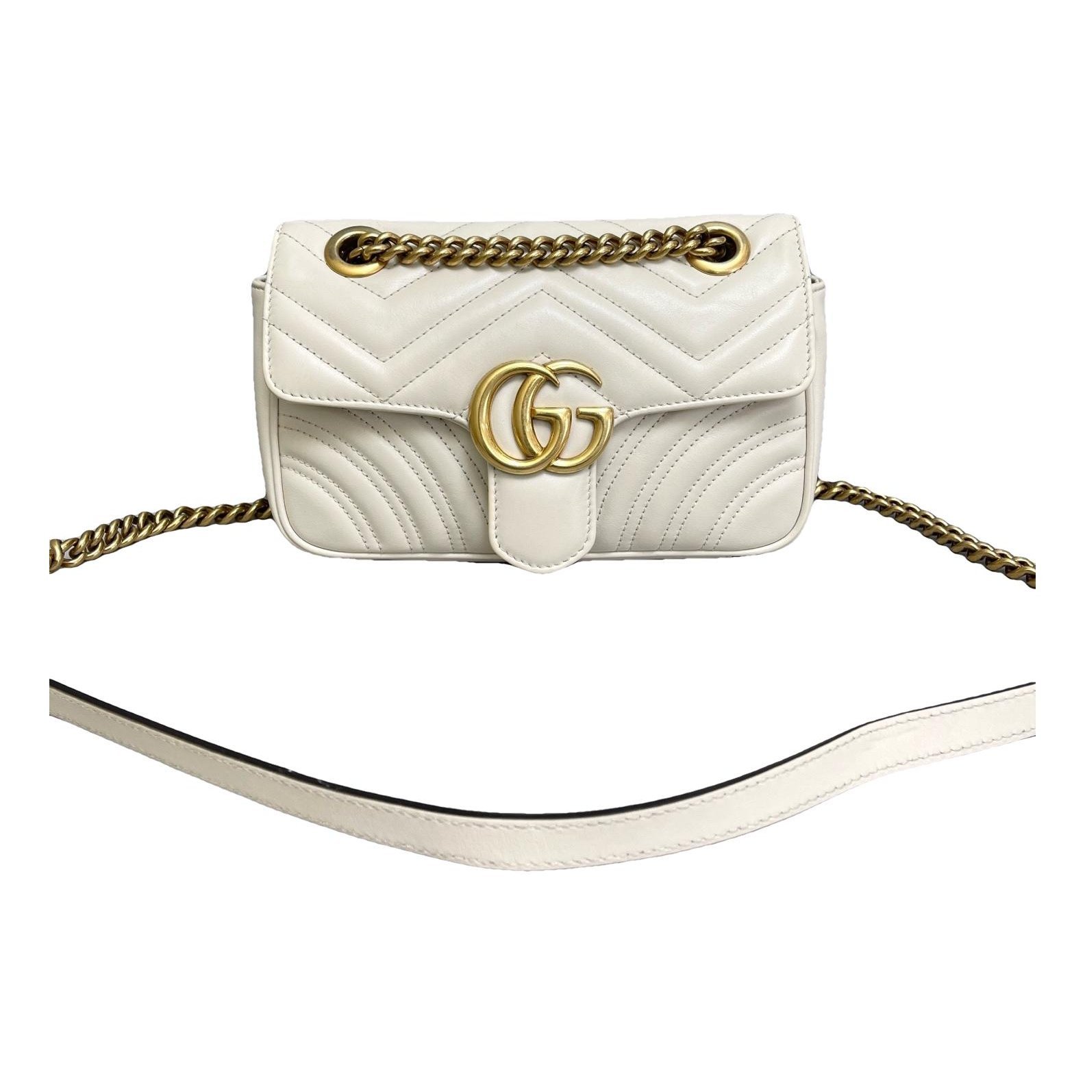 GG Marmont Flap leather handbag