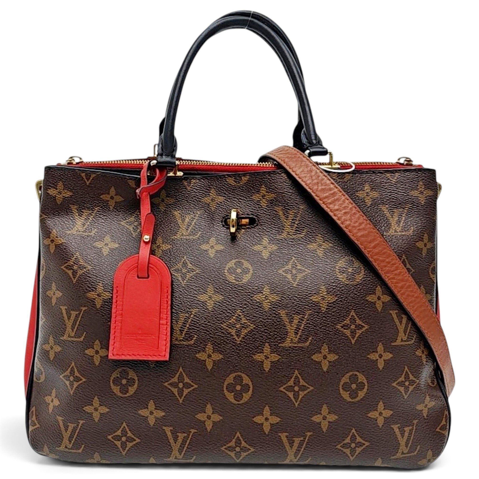 Leather handbag