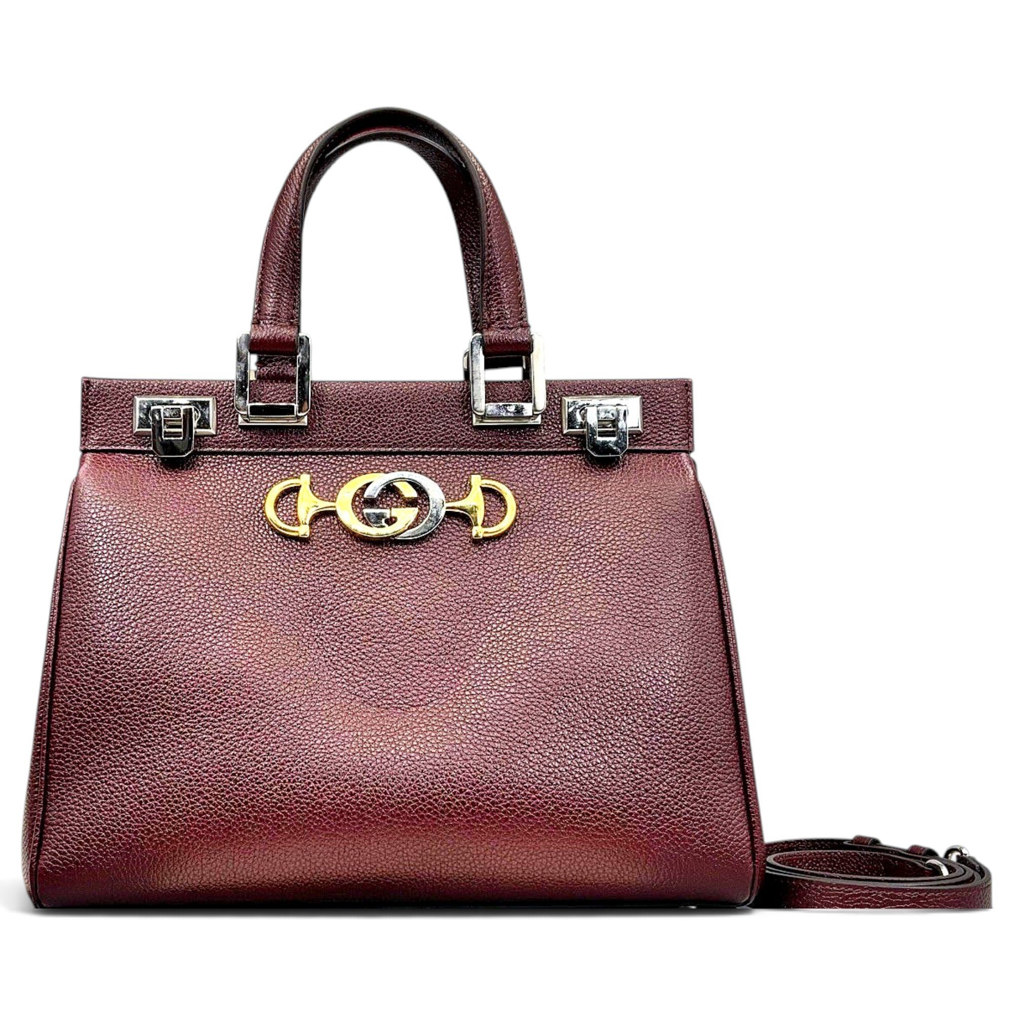 Zumi leather handbag