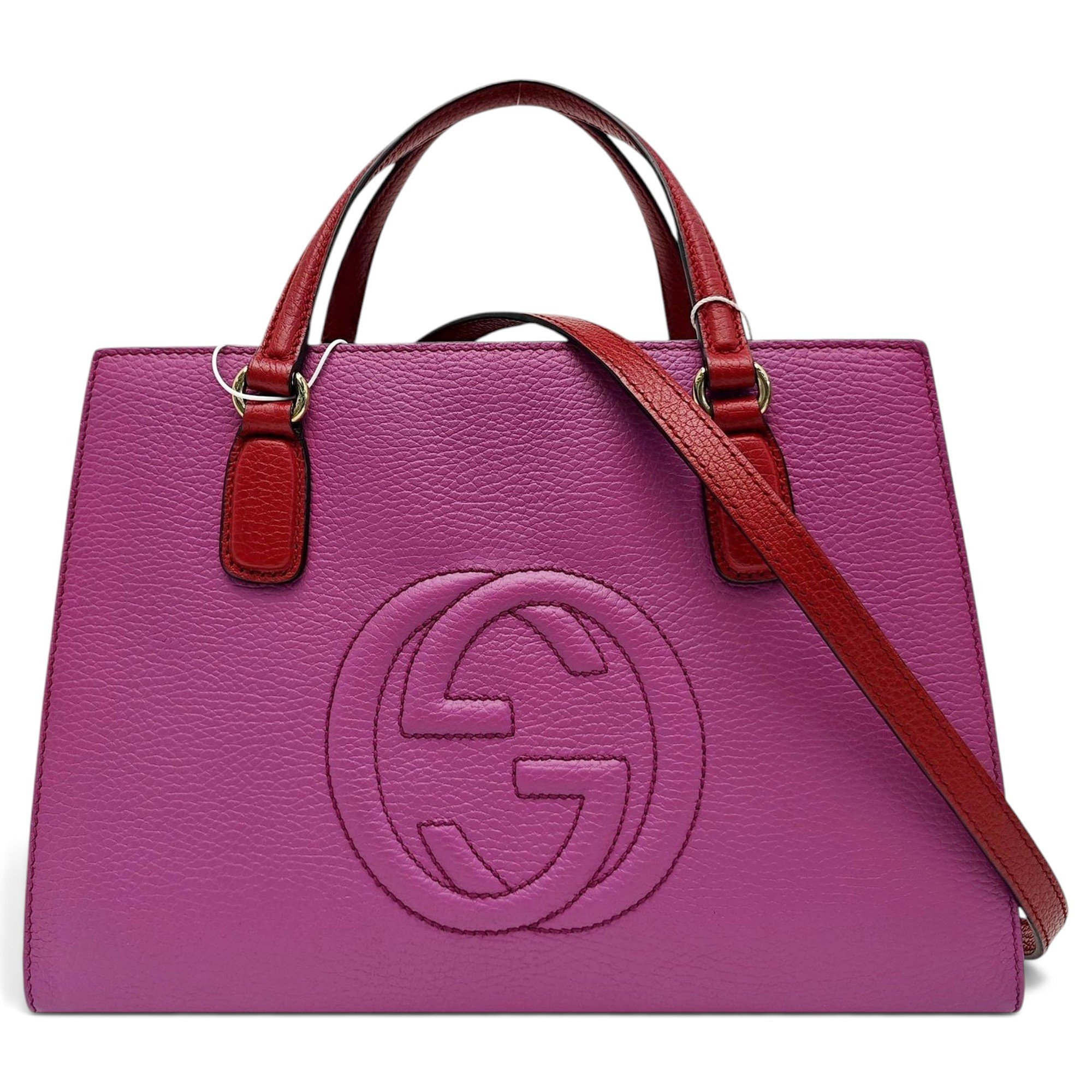Soho Top Handle leather handbag
