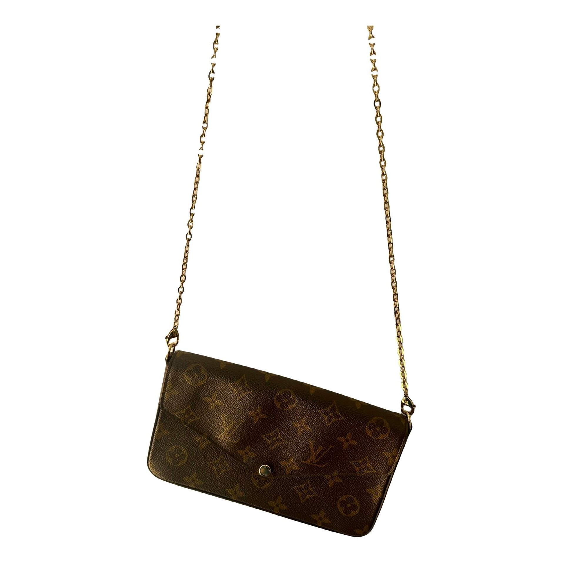 Leather clutch bag