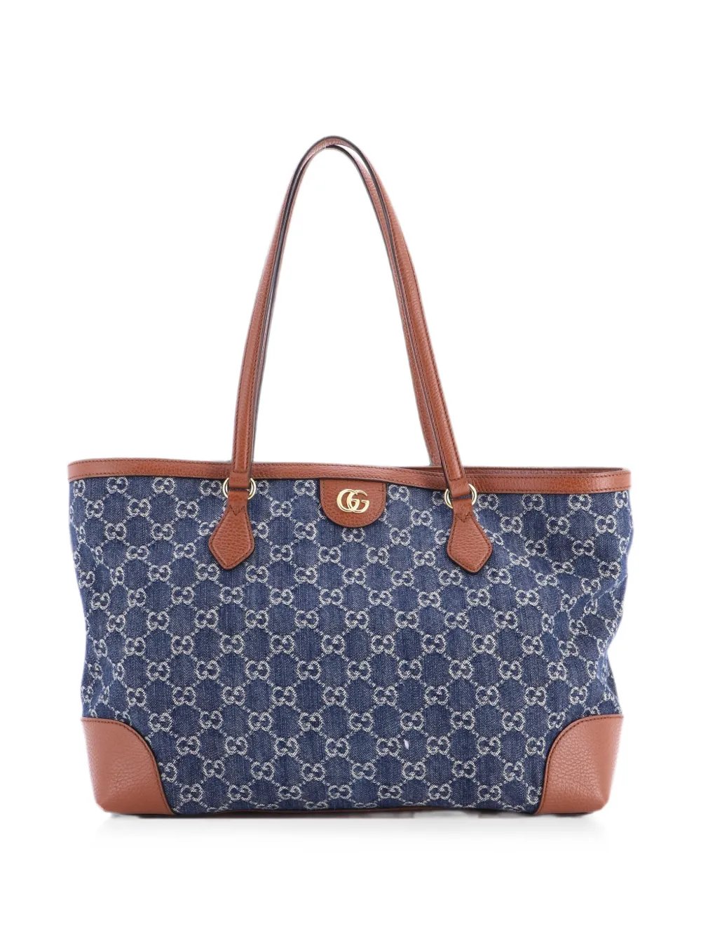 Ophidia Shopping GG Denim Medium tote bag