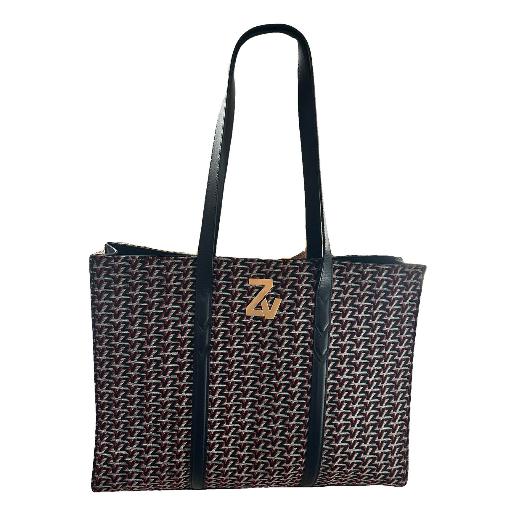 Leather tote