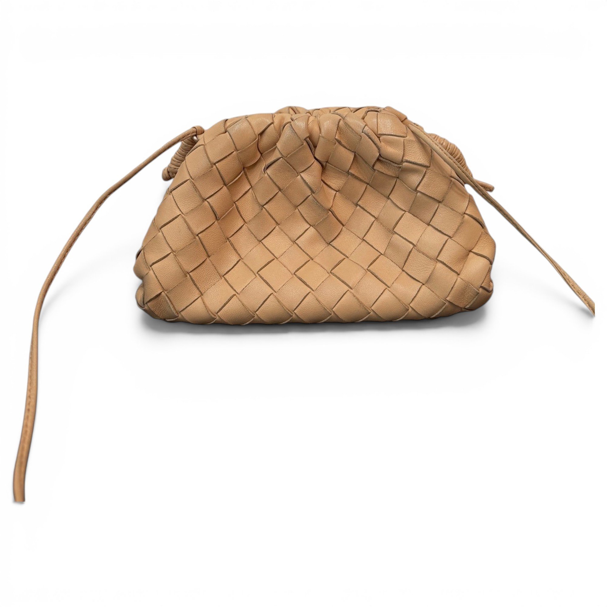 Pouch leather handbag