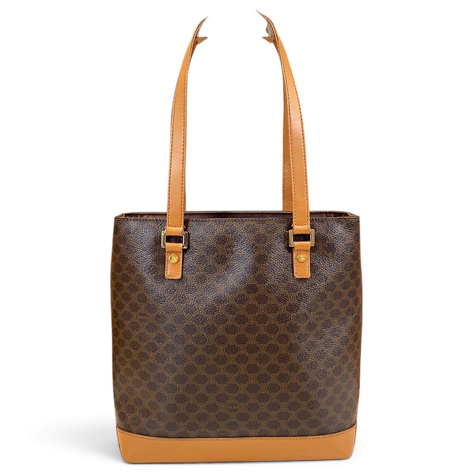 Cabas Vertical leather tote