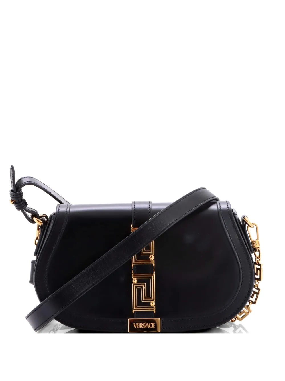 Greca Goddess Leather Medium shoulder bag