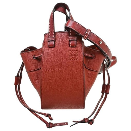 Hammock leather handbag