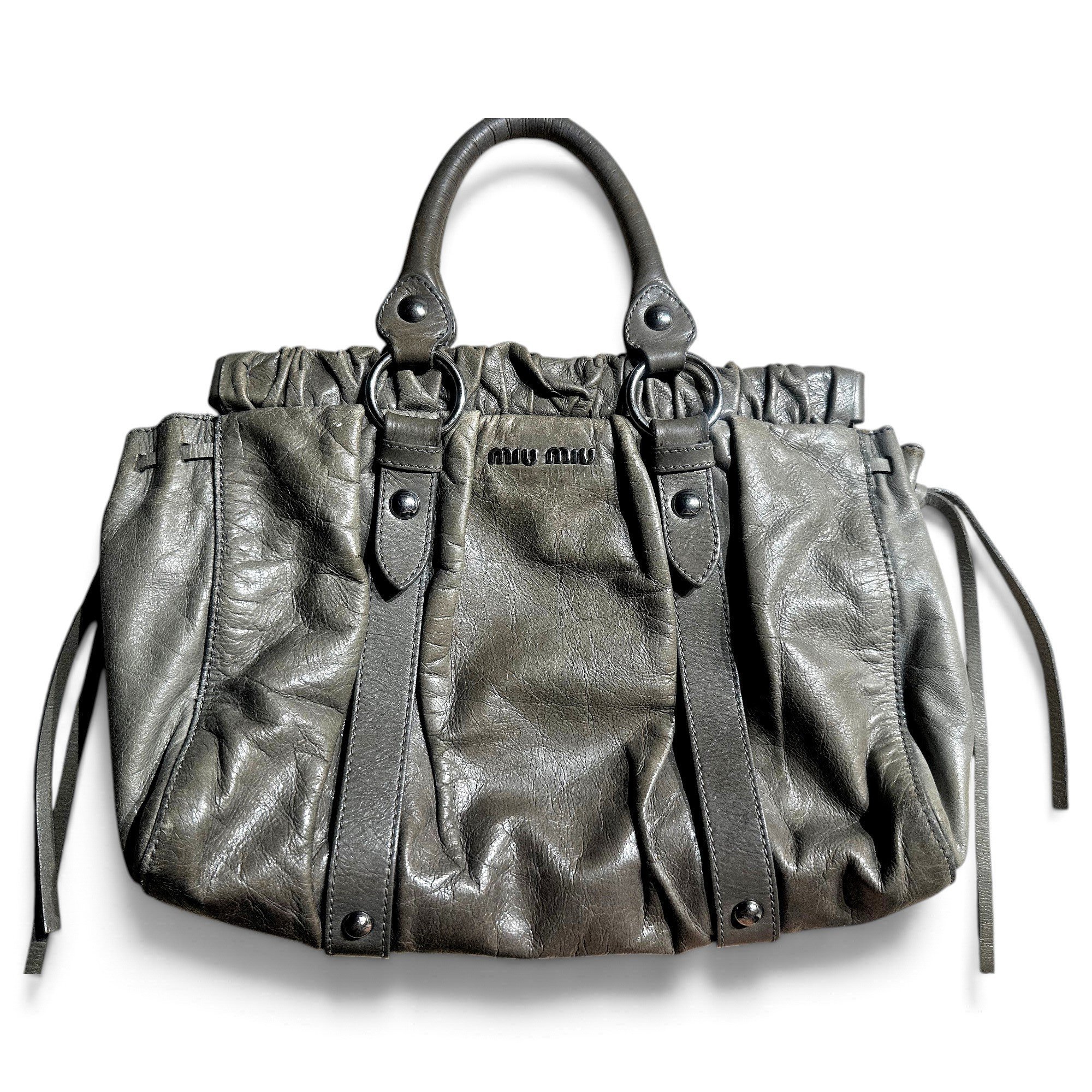 Leather handbag