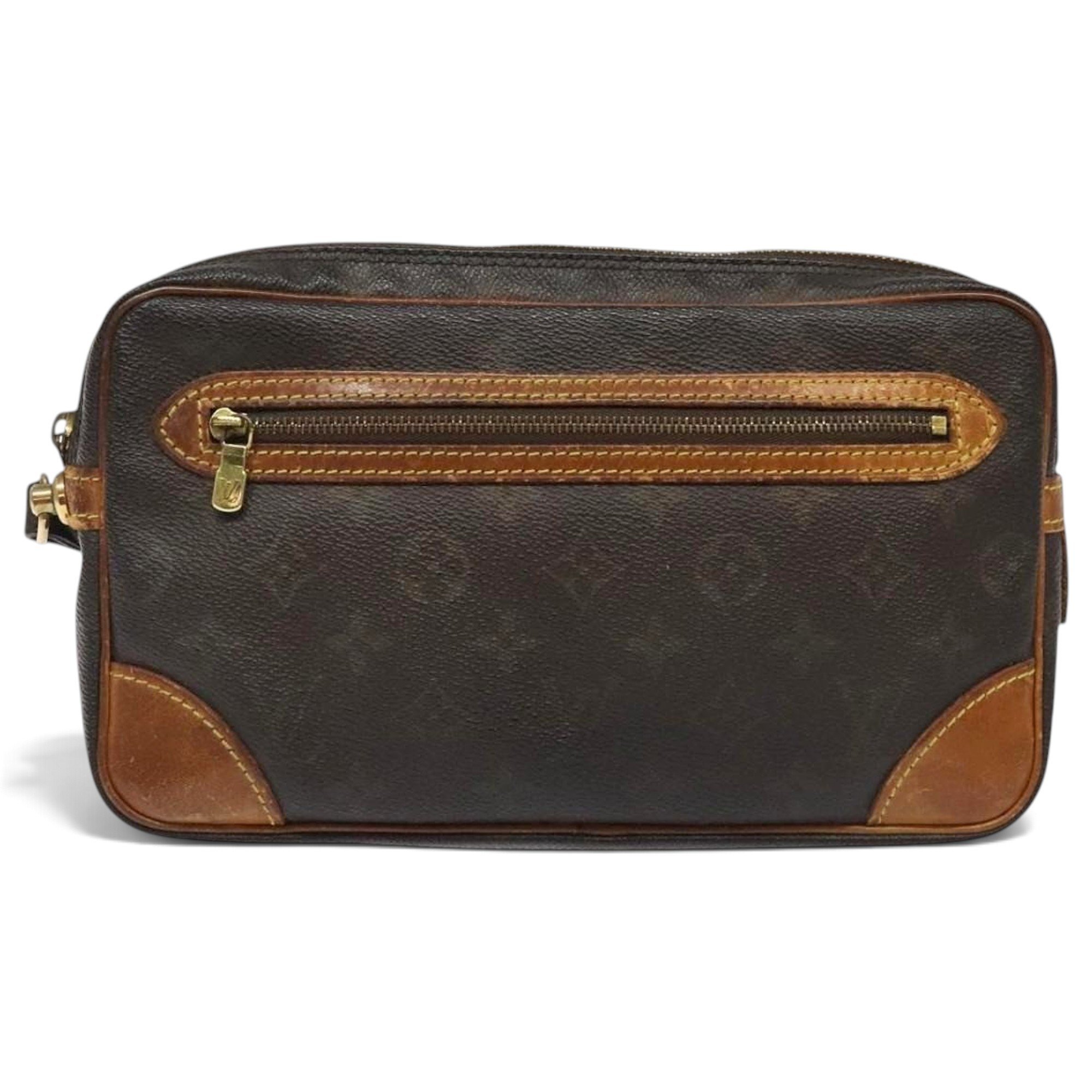 Marly Dragonne leather clutch bag