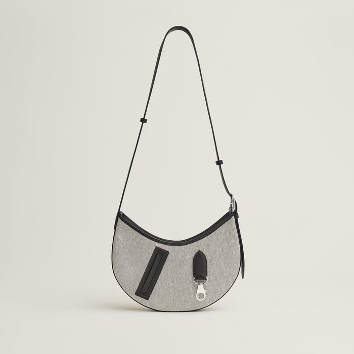 P'tit Arcon Toile & Cuir Bag