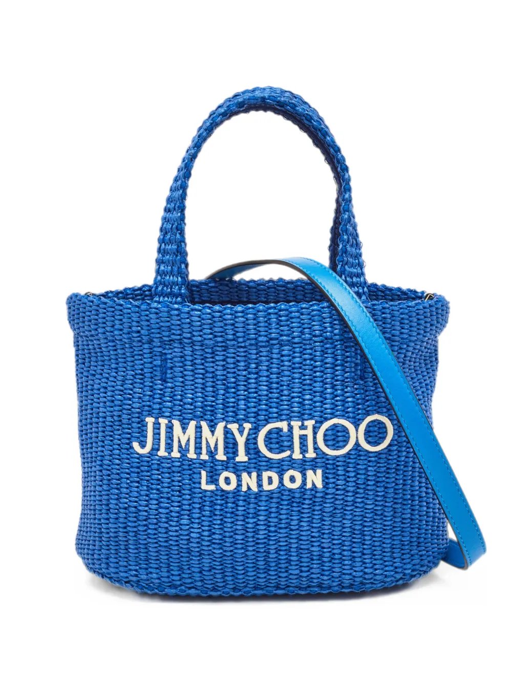Jimmy Choo Beach Mini woven handbag