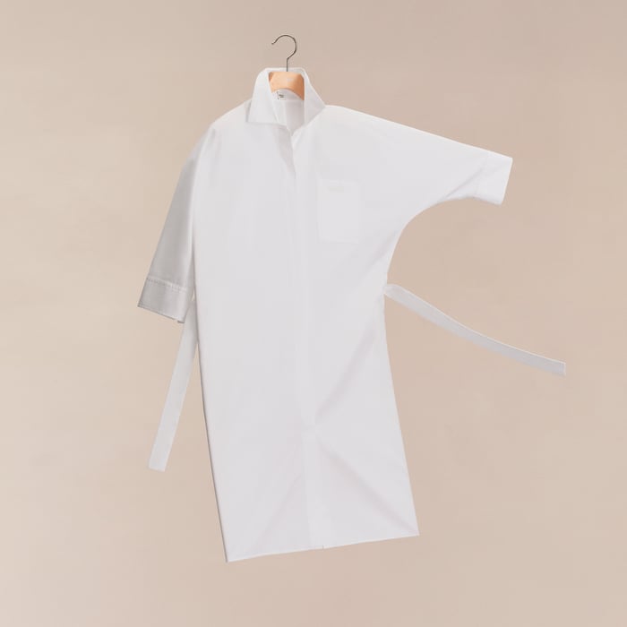 Blanc Shirt Dress
