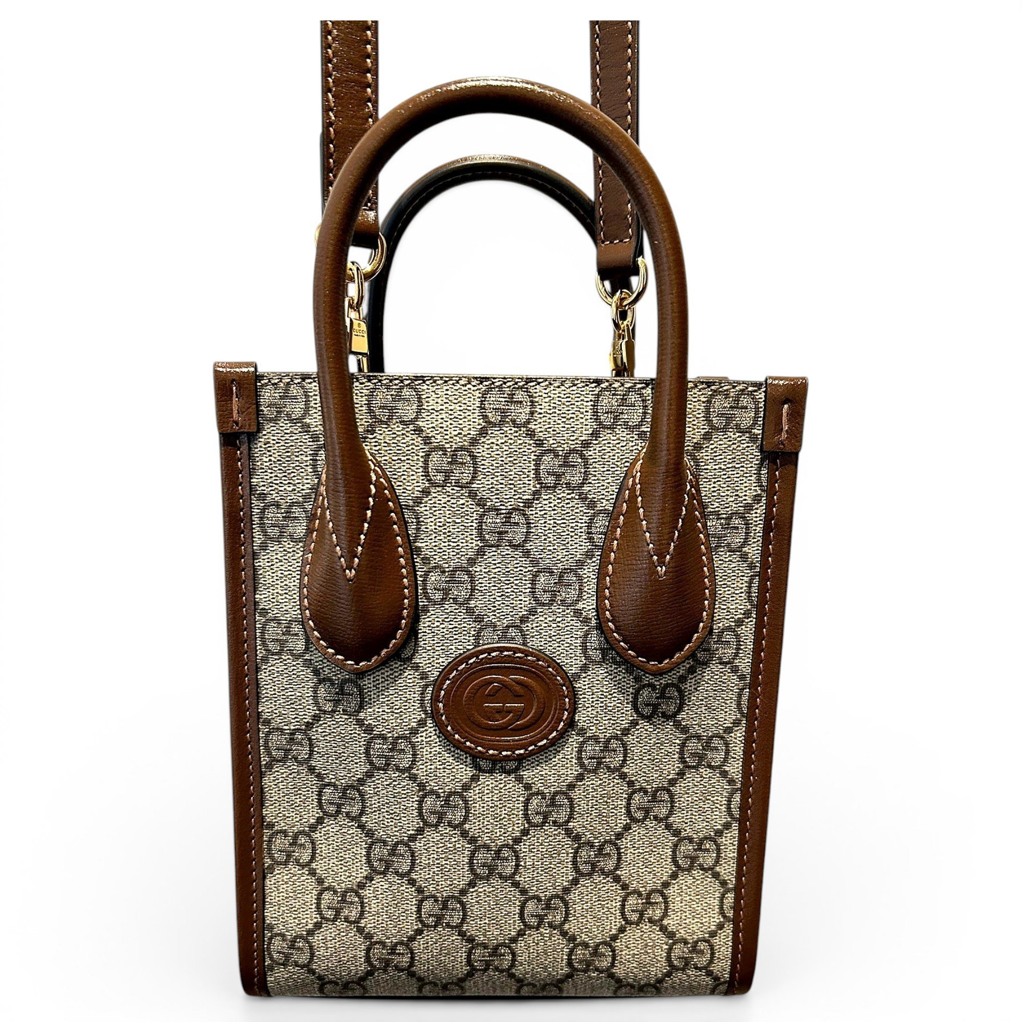 Leather tote