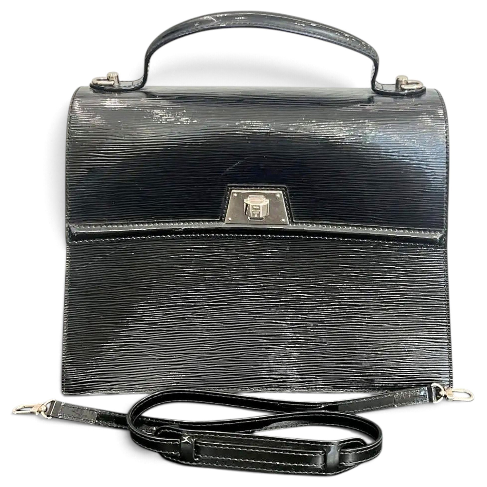Sévigné patent leather handbag