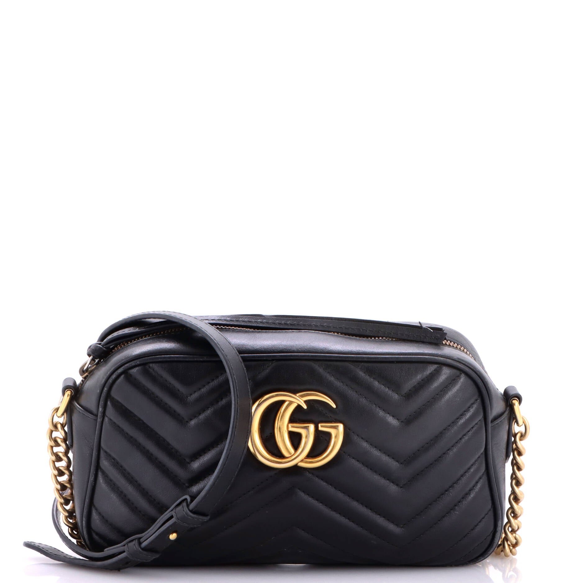 GG Marmont Shoulder Bag Matelasse Leather Small