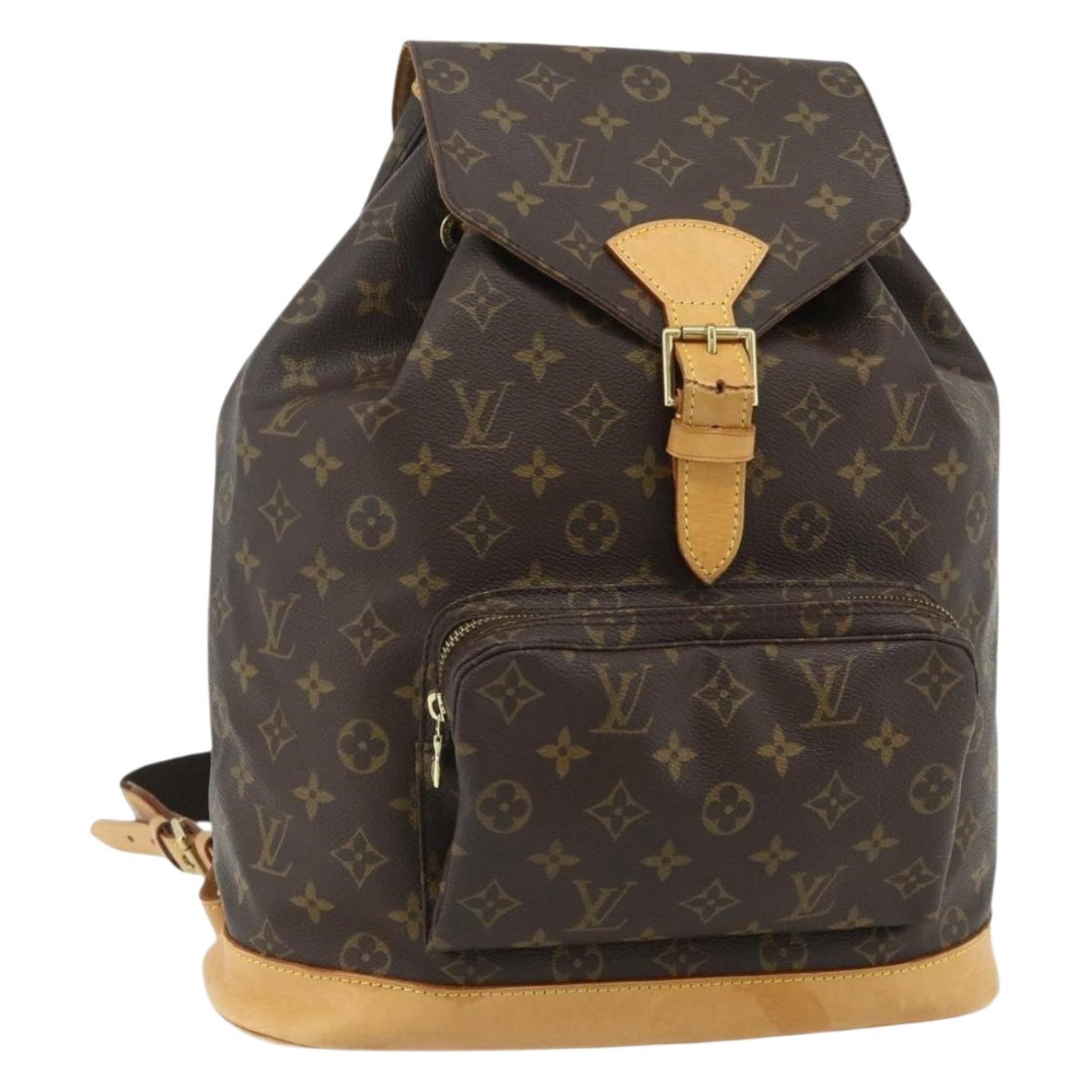 Montsouris leather backpack