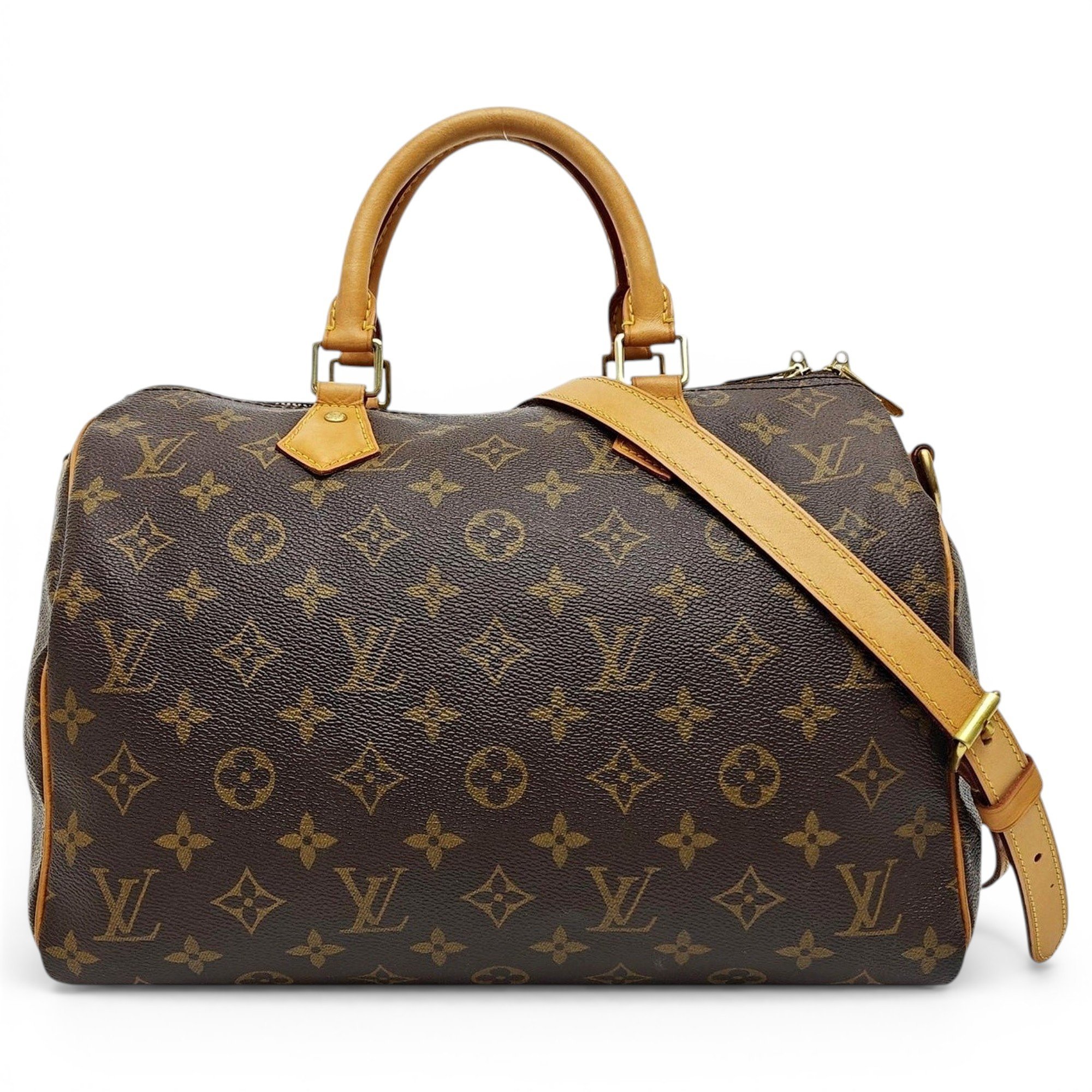 Nano Speedy / Mini HL leather handbag