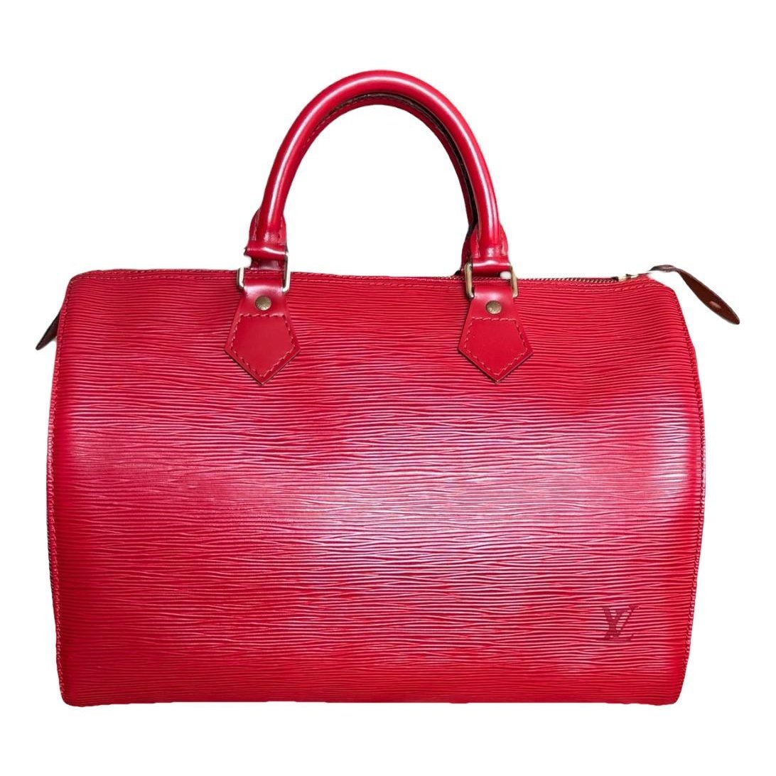 Speedy leather handbag
