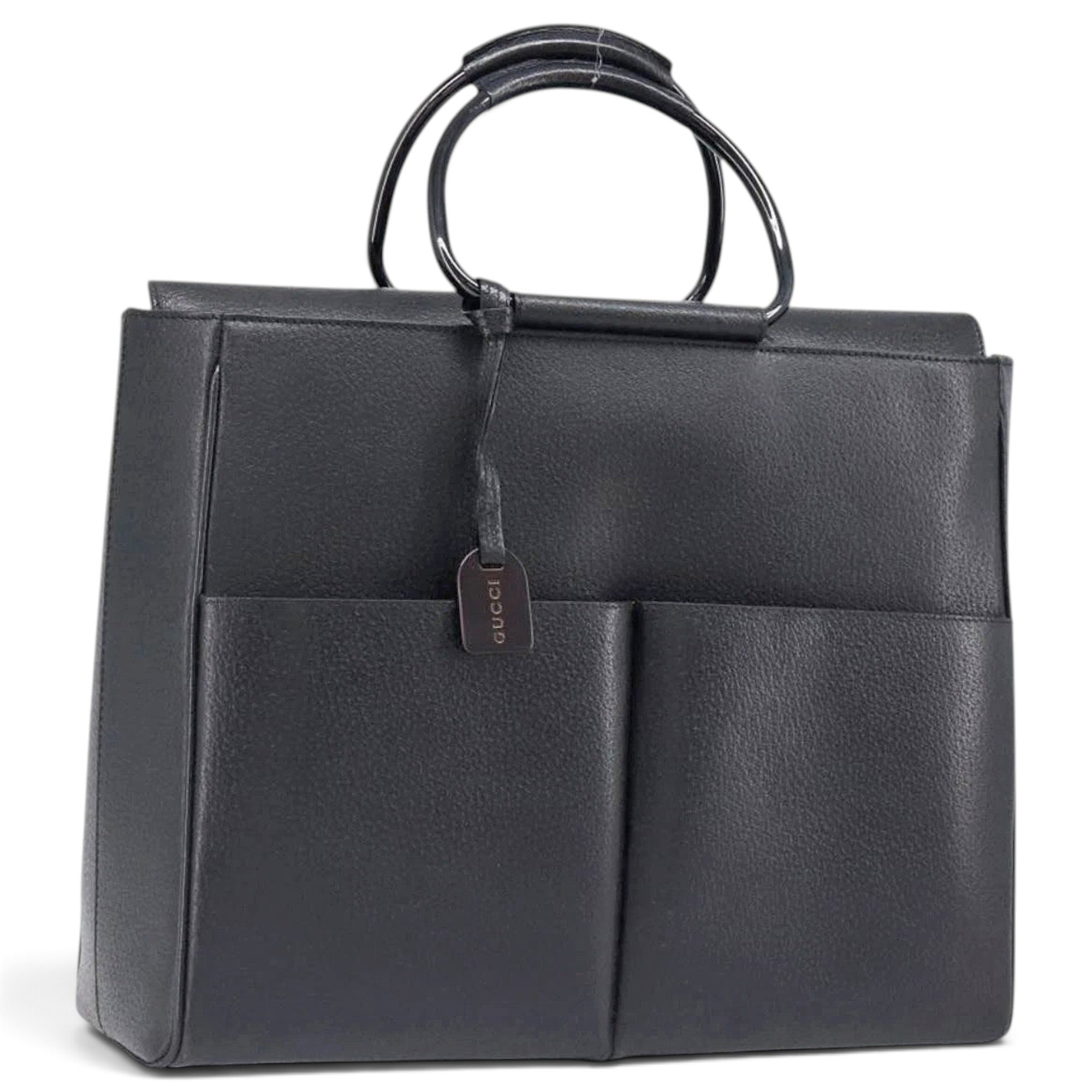 Leather handbag