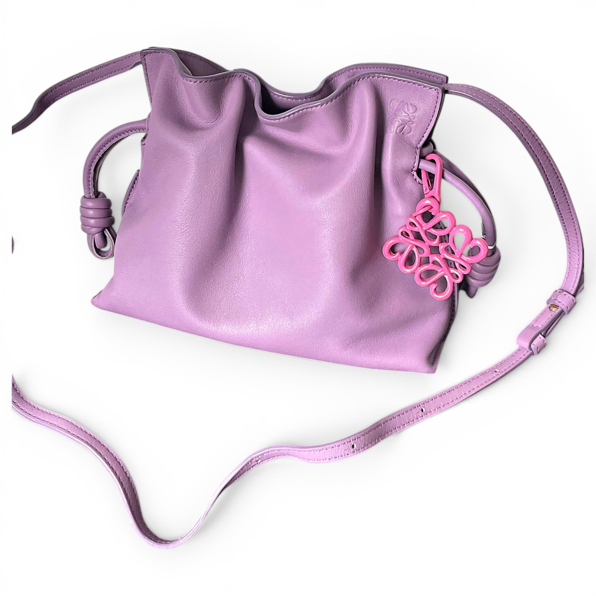 Flamenco leather handbag